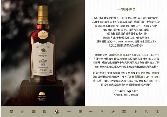 Glen Grant 1958 Sherry Cask Mr George Legacy