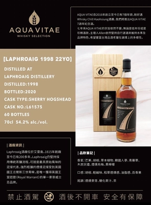 Laphroaig 1998-2020 