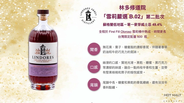 Lindores Abbey Sherry Butts  II 