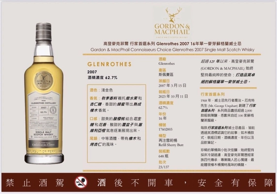 Glenrothes 2007-2023 GM