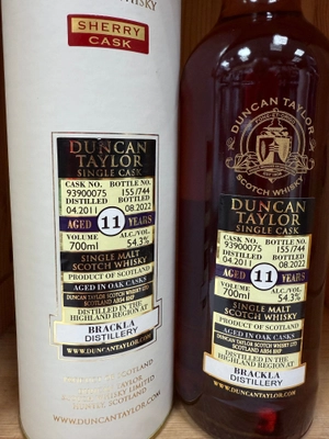 Royal Brackla 2011-2022 Duncan Taylor 