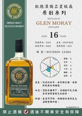 Glen Moray 2007 凱德漢
