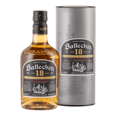 Edradour 艾德多爾 泥煤18年原酒 BATCH 1